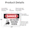 Signmission Go Slow Sound Horn, 24 in W x Rectangle, Aluminum OS-2PACK-DS-A-1824-L-1283 - alternate 2